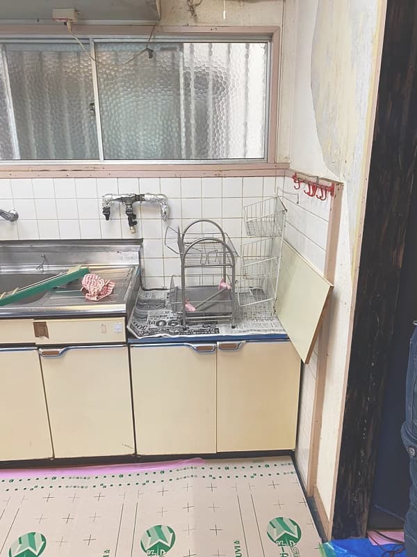 キッチン改修工事施工前